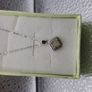 Silver Opal necklace ✨️
